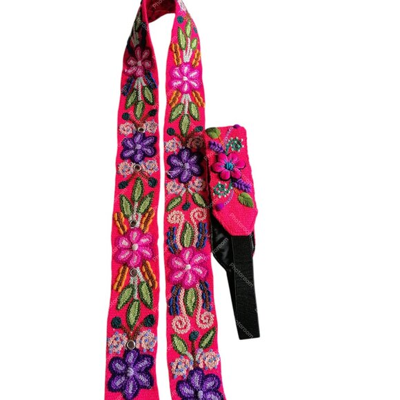 Andean Cordillera Wool Woven Headband Belt Set